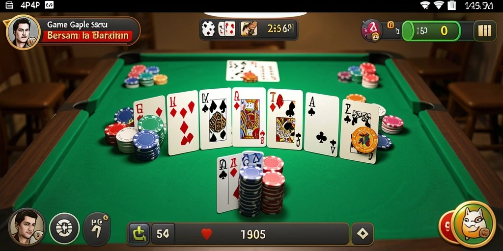 Gameplay seru dan interaktif dalam 4P4P.