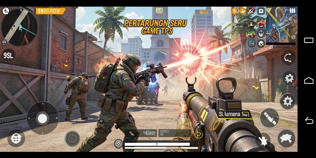 Tampilan gameplay 9SL yang menegangkan dan mendebarkan.