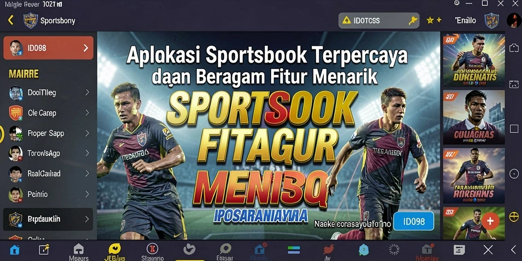 Tampilan menarik dari gameplay ID098 untuk pengalaman taruhan Sportsbook.