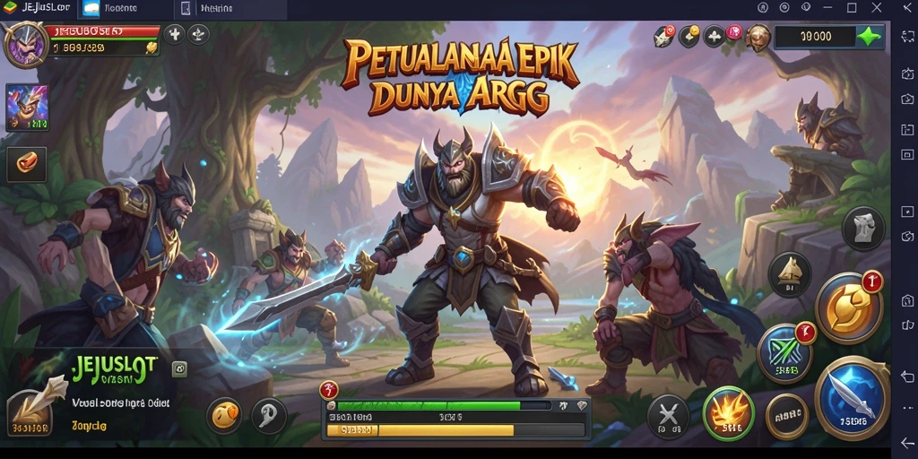 Tampilan menarik dari gameplay JEJUSLOT yang seru.