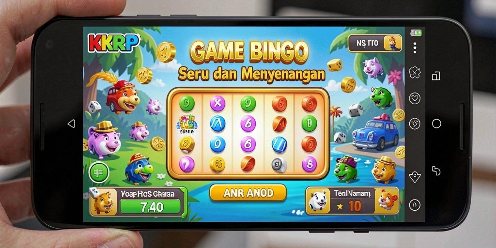 Screenshot gameplay KKRP menunjukkan keseruan permainan Bingo.