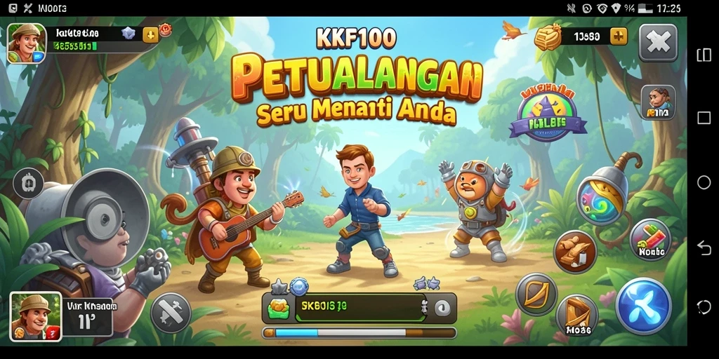 Tampilan gameplay KPK100 yang menampilkan petualangan seru dan penuh tantangan.