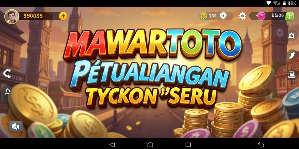 Tampilan utama gameplay MAWARTOTO yang menunjukkan keseruan dalam mengelola bisnis.