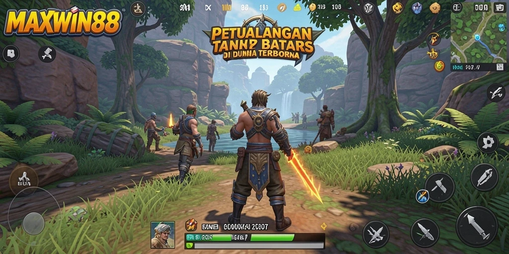 Gameplay epik dalam dunia terbuka MAXWIN88 yang mengasyikkan.