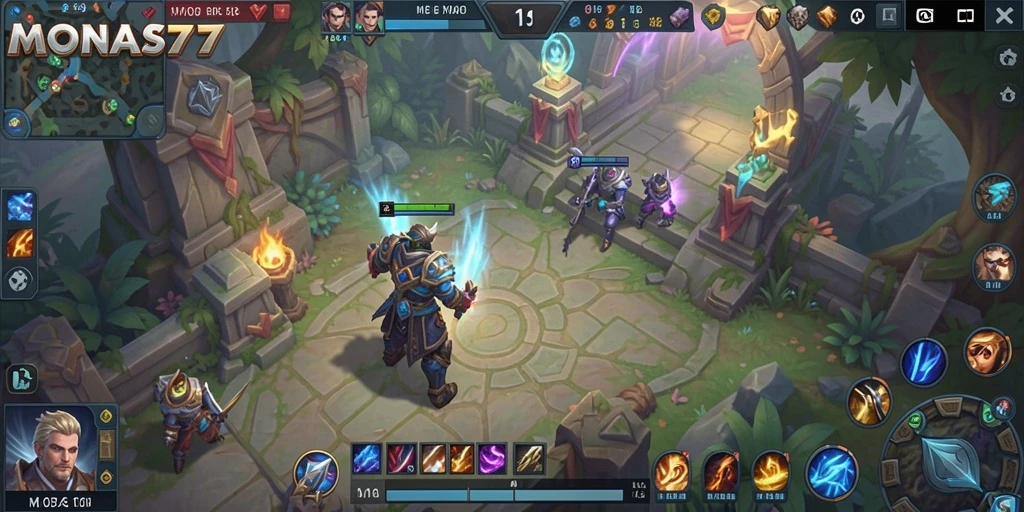 Tangkapan layar dari gameplay seru MONAS77 yang penuh aksi.