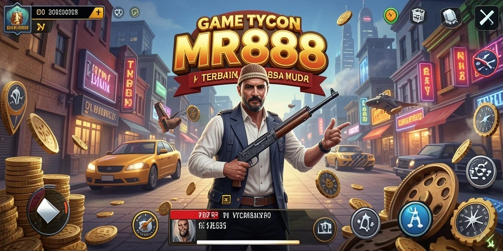 Tampilan gameplay MR888 yang menarik dan berwarna.
