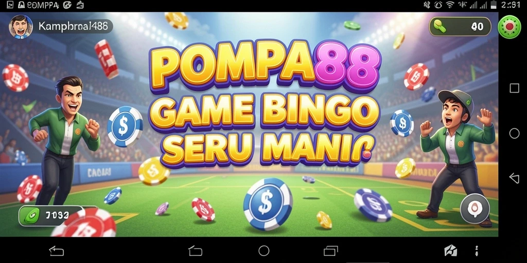 Gameplay seru Bingo di POMPA88 dengan banyak fitur menarik.