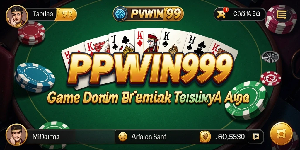 Tampilan gameplay seru di PPWIN99 yang memikat para pemain domino.