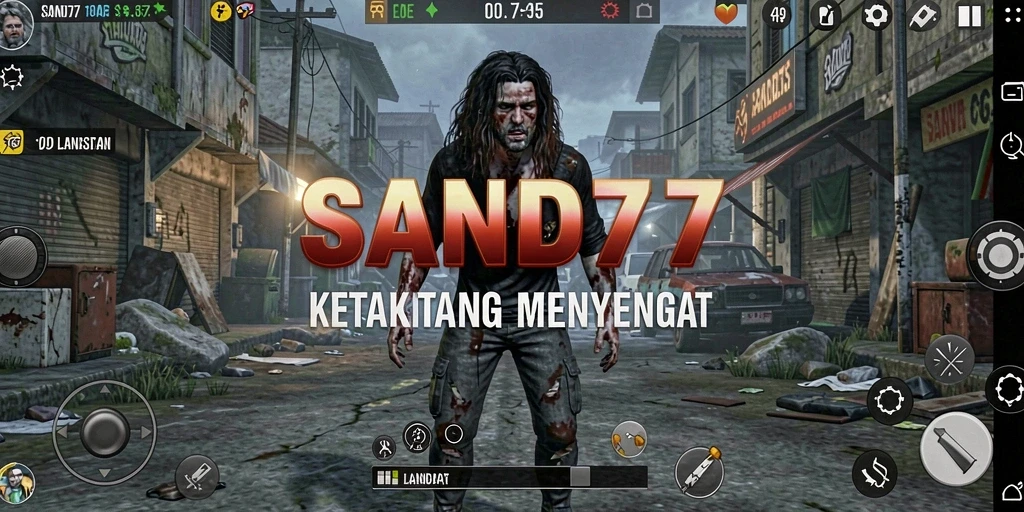 Gameplay horor menegangkan dalam SAND77 yang penuh misteri.