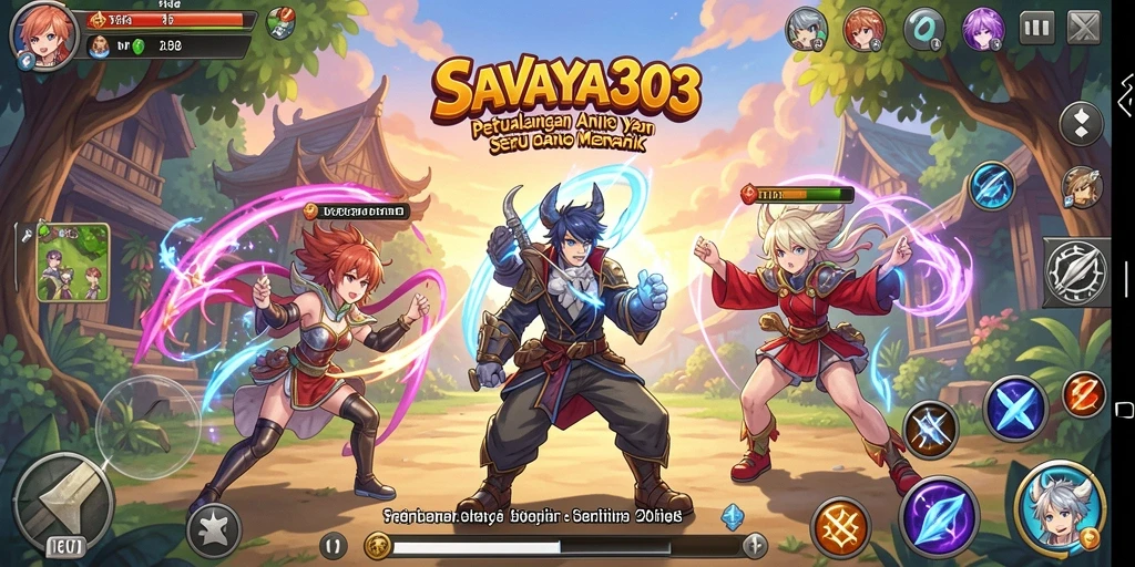 Screenshot gameplay SAVAYA303 yang penuh aksi dan warna.