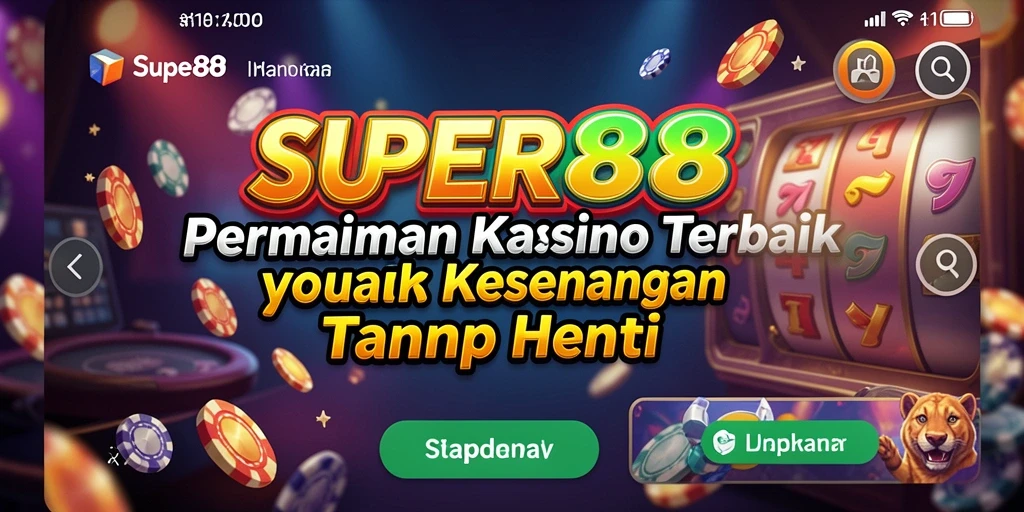 Tangkapan layar menampilkan gameplay seru dari SUPER88 di dunia Kasino.