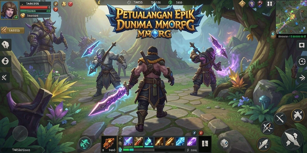 TAR555 menampilkan gameplay MMORPG yang seru dan mendebarkan.