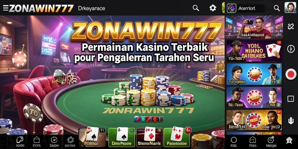 Tampilan gameplay ZONAWIN777 yang menegangkan dan menarik.
